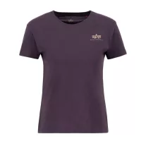 Basic T Small Logo Woman - plum