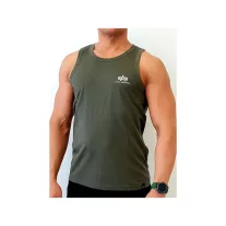 Small Logo Tank - dark olive