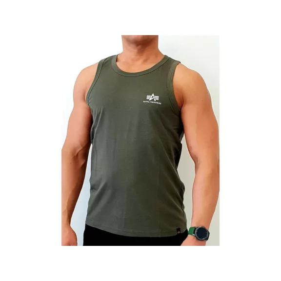 Small Logo Tank - dark olive Small Logo Tank - dark olive