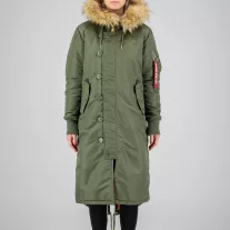 Long Fishtail Woman - sage green