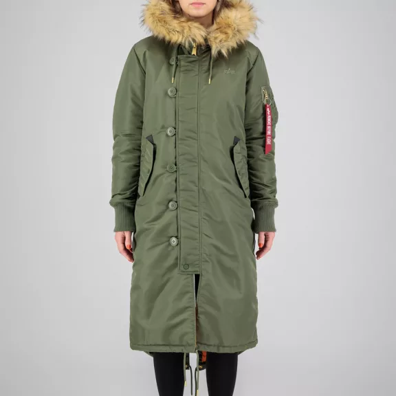 Long Fishtail Woman - sage green Long Fishtail Woman - sage green