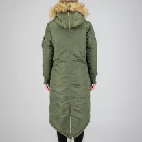 Long Fishtail Woman - sage green