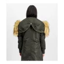 Long Fishtail Woman - black olive Long Fishtail Woman - black olive