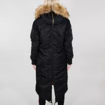 Long Fishtail Woman - black/shiny gold