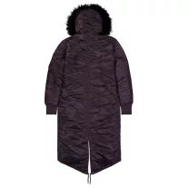 Long Fishtail Woman - plum