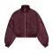 MA-1 Cropped Bomber Jacket Women - dark cherry