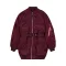 MA-1 Coat Bomber Jacket Women - dark cherry