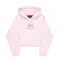 Basic Big Logo Puff Print Hoodie Women - pale lilac