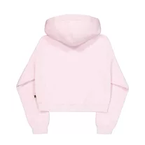 Basic Big Logo Puff Print Hoodie Women - pale lilac