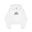 Basic Big Logo Puff Print Hoodie Women - pastel grey melange