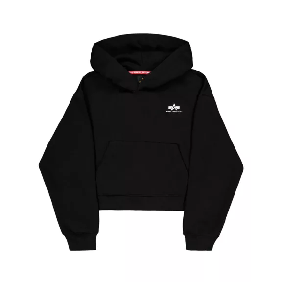 Basic Small Logo Hoodie Women - black Basic Small Logo Hoodie Women - black