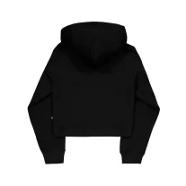 Basic Small Logo Hoodie Women - black