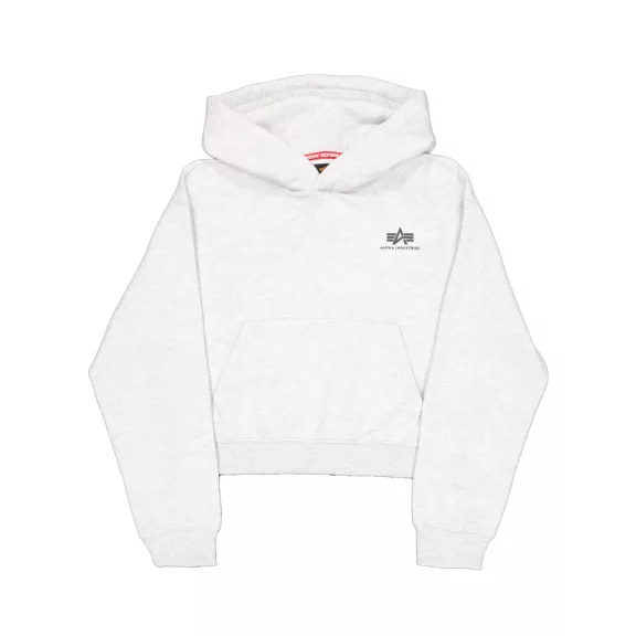 Basic Small Logo Hoodie Women - pastel grey melange Basic Small Logo Hoodie Women - pastel grey melange