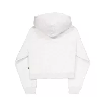 Basic Small Logo Hoodie Women - pastel grey melange
