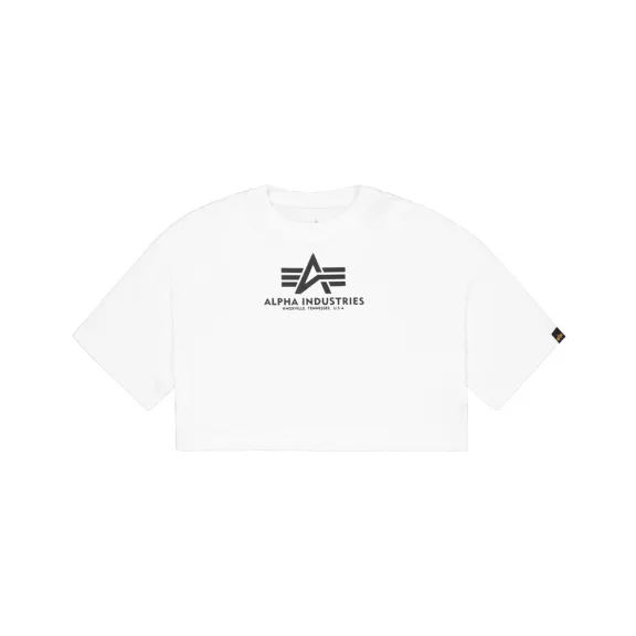Basic Big Logo Cropped PP T-Shirt Women - white Basic Big Logo Cropped PP T-Shirt Women - white