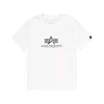 Basic Big Logo Puff Print T-Shirt Women - white