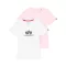 New Basic Big Logo T-Shirt 2 Pack Women - white/pastel pink