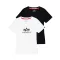 New Basic Big Logo T-Shirt 2 Pack Women - black/white