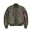 MA-1 VF Iridium Vintage Fit Bomber Jacket - dark olive