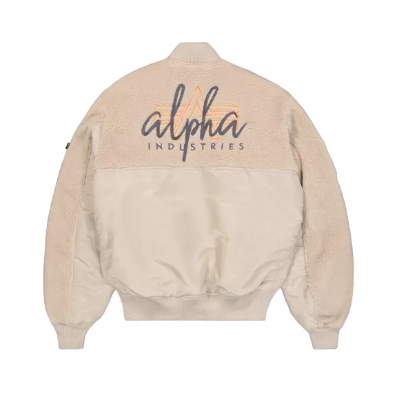 MA-1 Teddy Bomber Jacket - organic beige MA-1 Teddy Bomber Jacket - organic beige