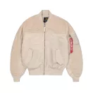MA-1 Teddy Bomber Jacket - organic beige MA-1 Teddy Bomber Jacket - organic beige