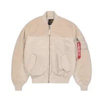 MA-1 Teddy Bomber Jacket - organic beige