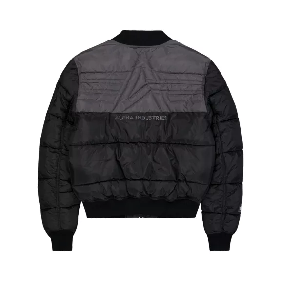 MA-1 Logo Puffer Winter Jacket - black MA-1 Logo Puffer Winter Jacket - black