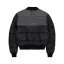 MA-1 Logo Puffer Winter Jacket - black