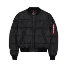 MA-1 Logo Puffer Winter Jacket - black MA-1 Logo Puffer Winter Jacket - black