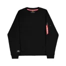 Label Sweashirt Backprint - black Label Sweashirt Backprint - black
