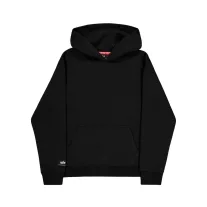 Label Backprint Hoodie - black