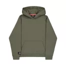 Label Backprint Hoodie - dark olive Label Backprint Hoodie - dark olive