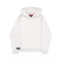 Label Backprint Hoodie - pastel grey melange