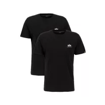 Basic T Small Logo 2 Pack - black/black