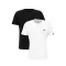 Basic T Small Logo 2 Pack - black/white