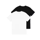 Basic T Small Logo 2 Pack - black/white Basic T Small Logo 2 Pack - black/white