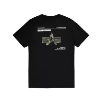 Camo Label Backprint T-Shirt - black