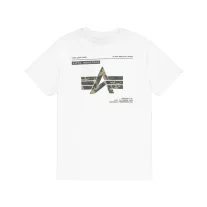 Camo Label Backprint T-Shirt - white