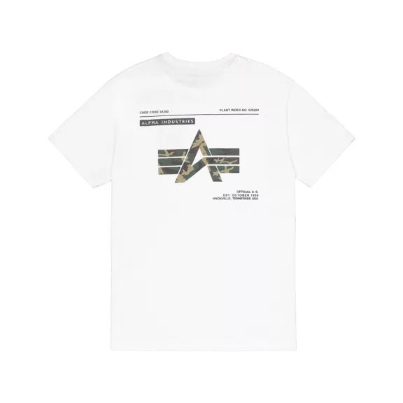 Camo Label Backprint T-Shirt - white Camo Label Backprint T-Shirt - white