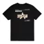 Camo Label Backprint T-Shirt - black/desert camo