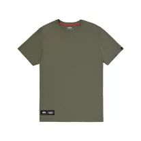 Label Backprint T-Shirt - dark olive
