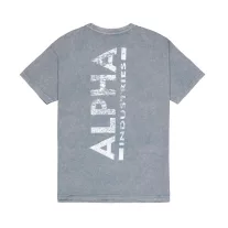 Vintage Backprint T-Shirt - denim blue