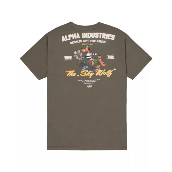 Sky Wolf T-Shirt - mud olive Sky Wolf T-Shirt - mud olive