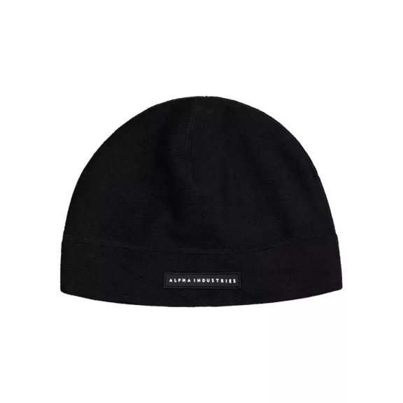 Polar Beanie Rubber Logo - black Polar Beanie Rubber Logo - black