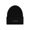 Rubber Logo Beanie - black
