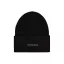 Rubber Logo Beanie - black