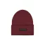 Rubber Logo Beanie - dark cherry