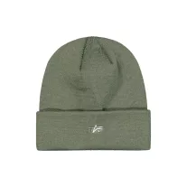 Metal Logo Beanie - sage-green