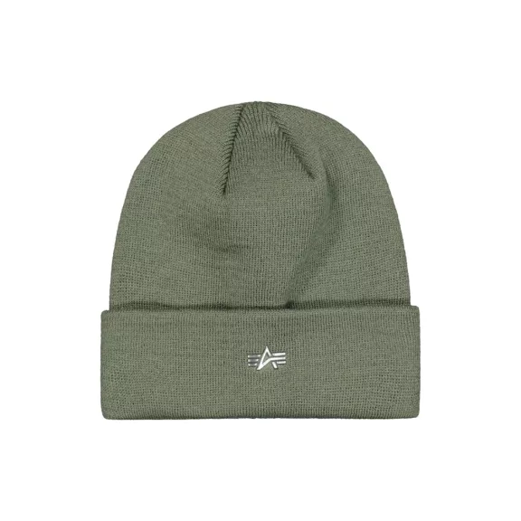Metal Logo Beanie - sage-green Metal Logo Beanie - sage-green