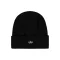 Metal Logo Beanie - black
